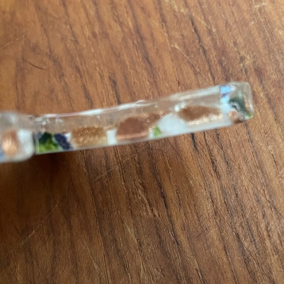 Fused Glass Cross Jewelry Set -Necklace & Earrings - Picture 11 of 12